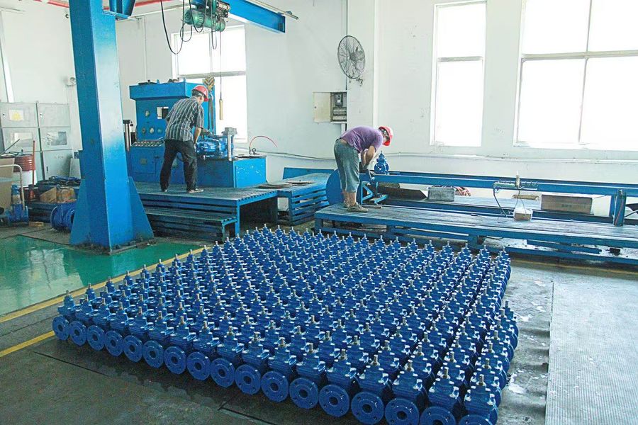 SuZhou YouWei Fluid Technology CO., LTD linha de produção do fabricante